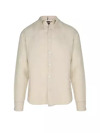 BOSS | Chemise en lin coupe slim H-ROAN | beige